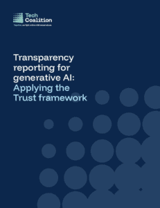 Trust: Transparency reporting for generative AI